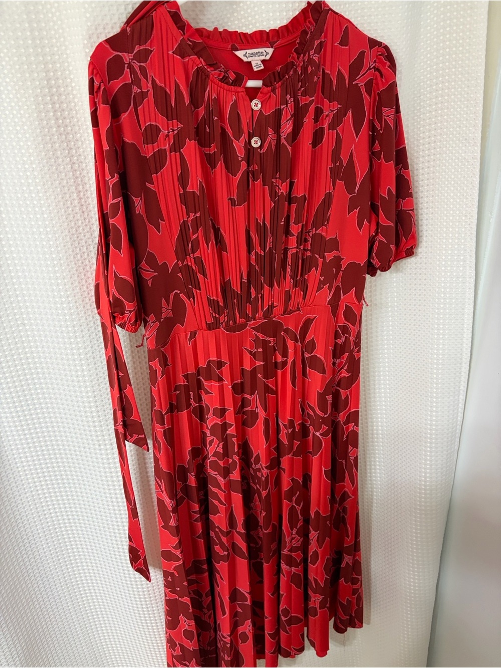 Nanette Lepore Red floral dress